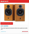 ATC SCM 19 - What Hi Fi? Sound and Vision Awards 2016 - "Best standmounter &pound;1200+"